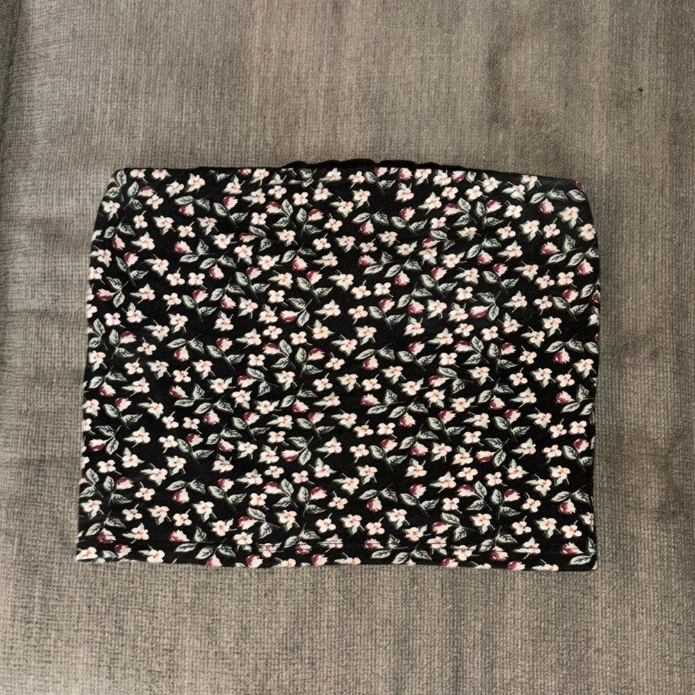 Floral bandeau top